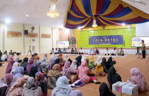 Buka Puasa Bersama, Qomaru Harap IAIN Metro Bisa Memberikan Kemajuan di Kota Metro