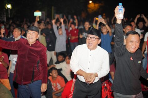 Dukung Timnas U-23, Wahdi Nonton Bareng Ribuan Masyarakat Metro