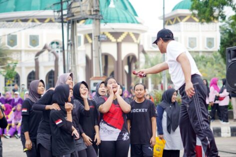 Ribuan Warga Metro Antusias Ikuti CFD, Berharap Ada Lagi…