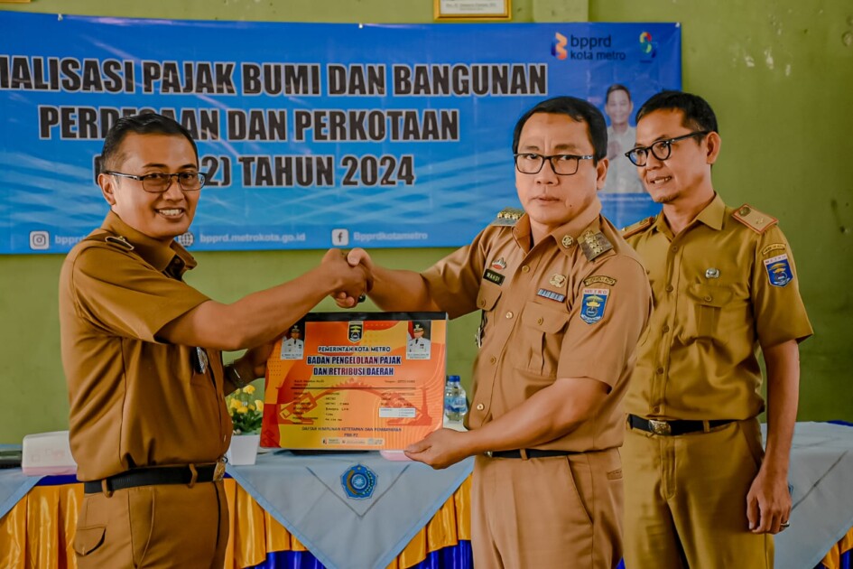 Optimalkan Pembayaran PBB- P2, Pemerintah Kota Metro Adakan Pickup Service