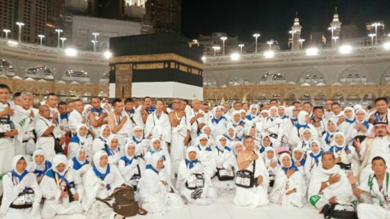 Liputan Khusus Haji: Sehat Wal Afiat, Jemaah Haji Asal Metro sampai Mekah Langsung Ibadah Umrah Wajib