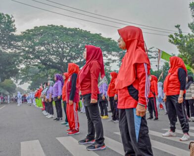 Lansia dan Organisasi Pensiunan Ikuti Senam Metro Ceria dalam Metro CFD
