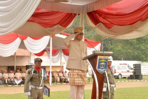 Pimpin Upacara Hari Jadi Kota Metro ke-87 Wahdi Ajak Kembali Mengingat Sejarah Metro
