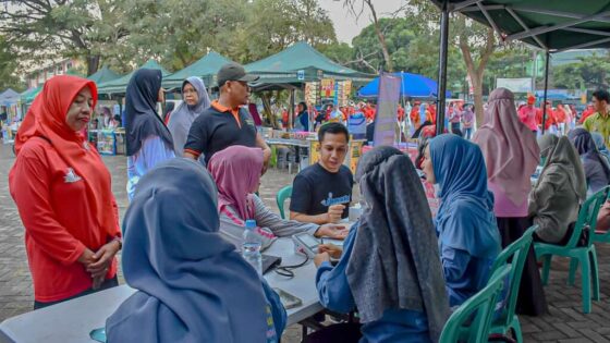 Kemeriahan, Pasar Tani Agroceria Metro Gandeng 42 Pelaku Usaha dan 6 Pelayan Masyarakat