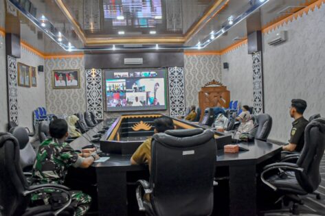 Pemkot Metro Ikuti Rapat Pengendali Inflasi dan Rakor Percepatan Vaksinasi Polio Nasional