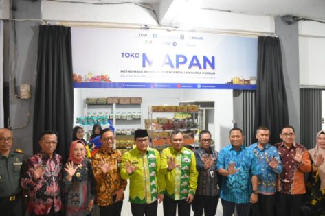Pemkot Metro Resmikan Toko MAPAN Untuk Tetap Menjaga Inflasi