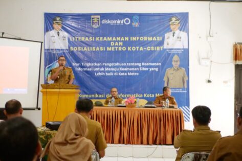 Antisipasi Kejahatan Siber, Diskominfo Metro Gelar Sosialiasi CSIRT