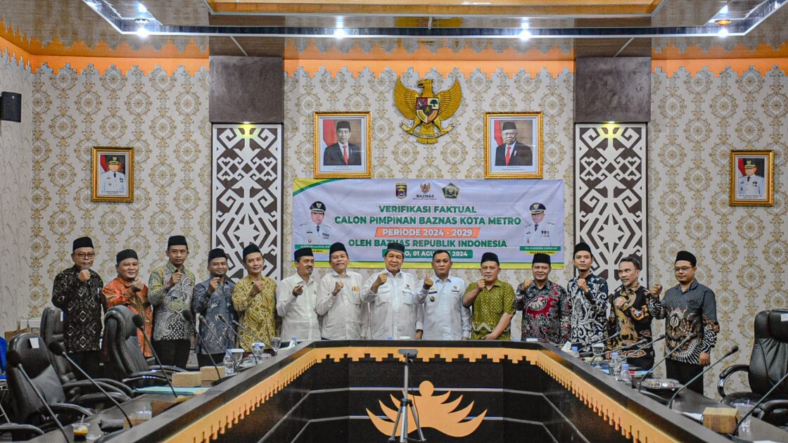 Qomaru Minta Bakal Calon Pemimpin BAZANAS Terpilih Kota Metro, Dapat Selalu Bersinergi dan Berkomunikasi dengan Pemerintah Kota Metro