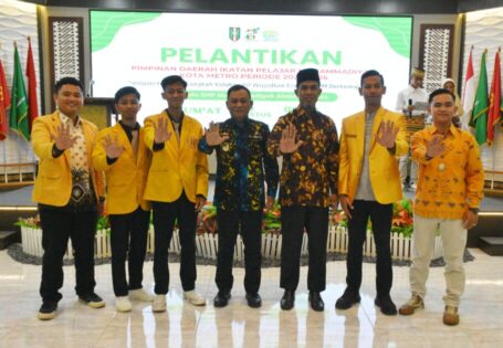 Qomaru Zaman Hadiri Pelantikan PD IPM Kota Metro