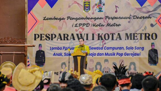 Walikota Metro, Wahdi Buka Kegiatan Pesparawi 1 Kota Metro