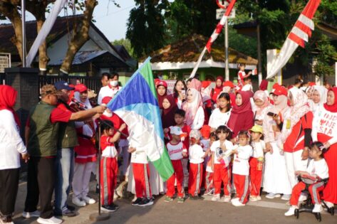 Songsong HUT RI ke-79 TK Pertiwi Metro Adakan Penguatan Pancasila
