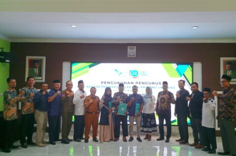 LAZ MKU Fajar Bina Sejahtera Kukuhkan Pengurus Layanan Provinsi Lampung