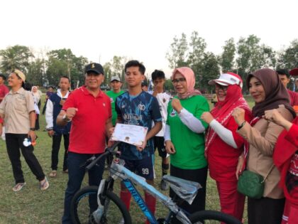 Sekda Metro hadiri Final Liga Sebar, Mulyojati menang kontra Margodadi adu penalti