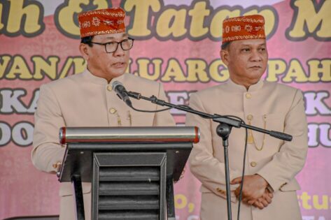 Wahdi Optimis Kota Metro Jadi Kota Gemerlang dan Berdaya Saing, saat Ramah Tamah dengan Pahlawan/Keluarga