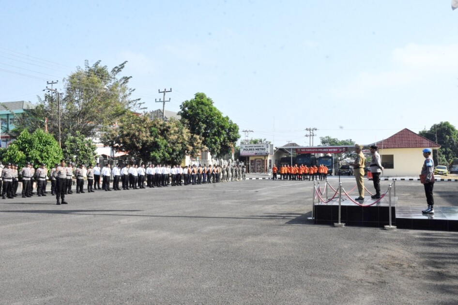 Persiapkan Pengamanan Pilkada Serentak, Polres Metro Gelar Operasi Mantap Praja Krakatau