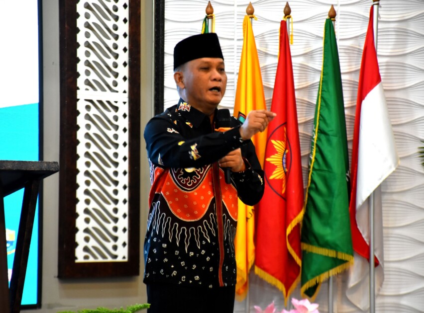 Wakil Walikota Metro, Qomaru Hadiri Pelantikan Pemuda Muhammadiyah Kota Metro