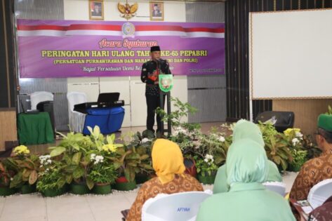 Qomaru Zaman Hadiri HUT ke-65 PEPABRI