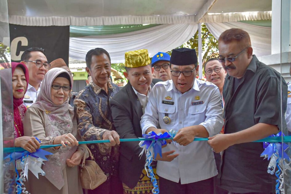 Setelah 3 Tahun di Bangun, Walikota Metro Resmikan Bangunan Baru Kantor Kelurahan Ganjar Asri