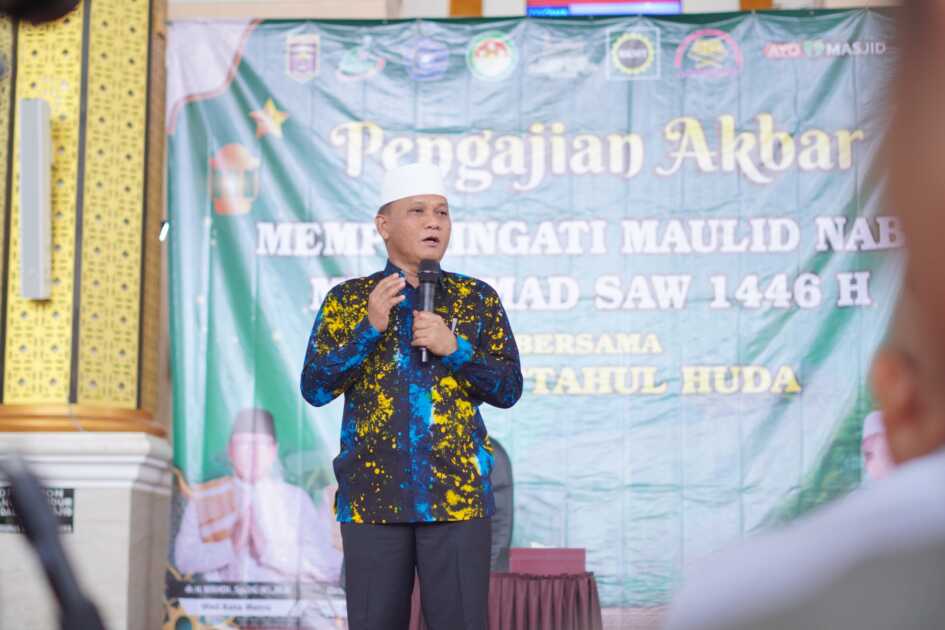 Peringati Maulid, PHBI Metro Gelar Pengajian Akbar di Masjid Taqwa