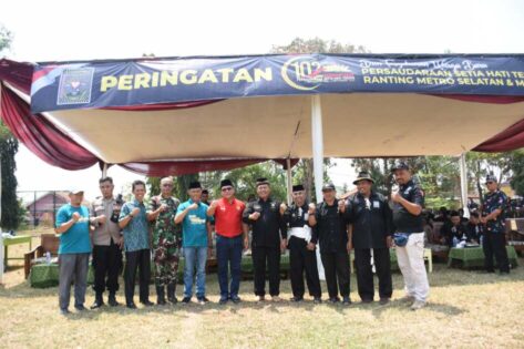 Walikota Metro Wahdi, hadiri peringatan Milad PSHT ke 102 tahun