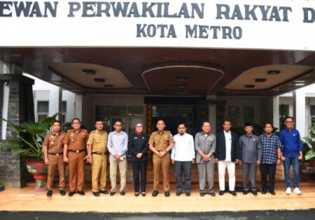 Pastikan program berjalan sesuai rencana, Pjs. Walikota Metro silaturahmi dengan DPRD dan Forkopimda