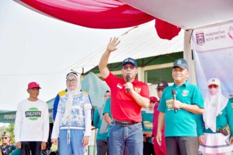 Metro Sport Tourism, Wahdi Ajak Warga Rejemulyo Menjaga Kondusifitas