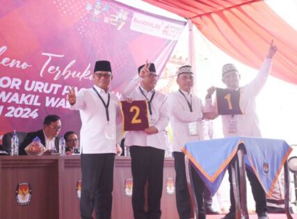 Ini Nomor Urut Paslon Walikota dan Wakil Walikota Metro Periode 2024-2029