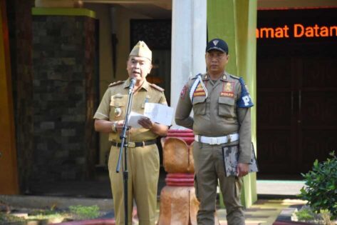 Sekda Metro Pimpin Apel, tekankan nilai “BerAKHLAK”