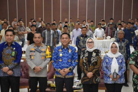 Pjs. Walikota Metro, Kapolres serta para Forkopimda Komitmen jaga Kondusifitas Pilkada