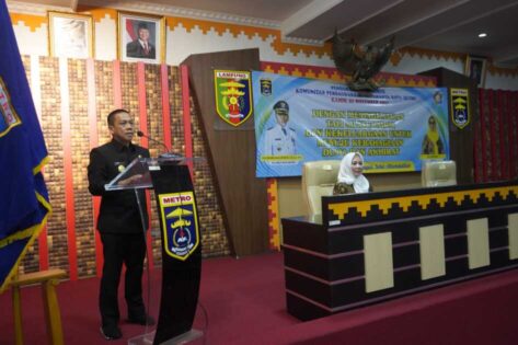 Pjs. Walikota Metro, Descatama Hadiri Pengukuhan Komunitas Persaudaraan Selamanya