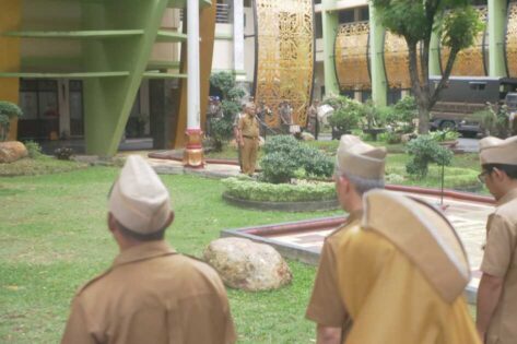 Pimpin apel, Asisten I Metro, Supriyadi berikan beberapa arahan