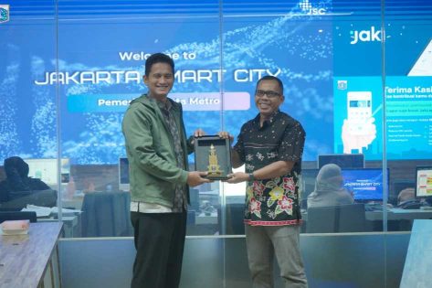 Diskominfo Metro kunjungan kerja ke Diskominfotik Jakarta