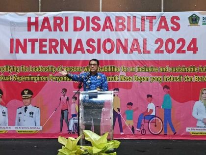 Walikota Metro Wahdi hadiri peringatan Hari Disabilitas Internasional