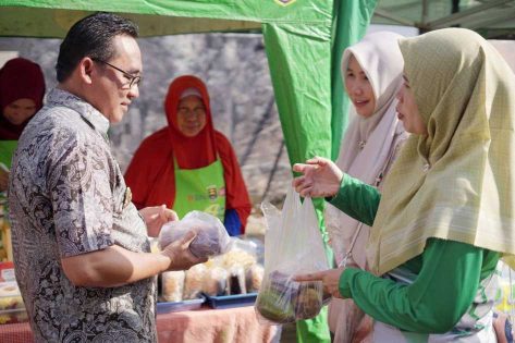 Pasar Tani Agro Ceria DKP3 Metro digelar di Cagar Budaya