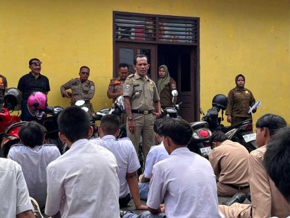 Berkeliaran Saat Jam Belajar, 26 Pelajar Terjaring Razia Satpol PP Kota Metro