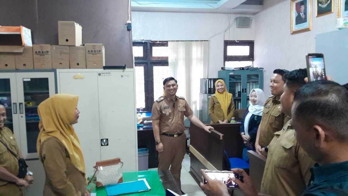 Hari pertama kerja, Rafieq cek kinerja pegawai Setda Metro