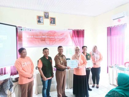 Sekda Metro hadiri bakti sosial HKKI tekankan pentingnya skrining dini kanker serviks