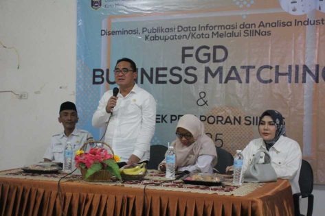 Asisten II Kota Metro Buka FGD dan Business Matching P3DN