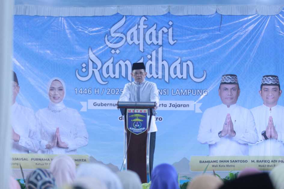 Safari Ramadan, Gubernur Mirza diwakili Plh. Sekdaprov bantu Petani, Anak Yatim hingga Masjid di Metro