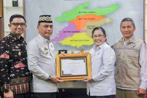 Kota Metro Raih Juara II Kota Pangan Aman Regional Barat 2024