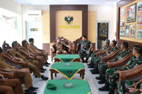 Walikota dan Wakil Walikota Metro Kunjungi Kodim 0411 untuk Perkuat Sinergi Keamanan