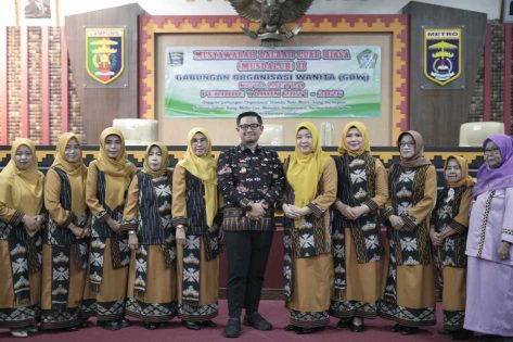 GOW Metro Gelar Musdalub, Wakil Wali Kota Dorong Peran Aktif Perempuan dalam Pembangunan