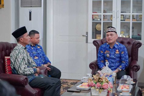 Walikota Metro Terima Audiensi Muhammadiyah Bahas Kerjasama dan Pengembangan Kota