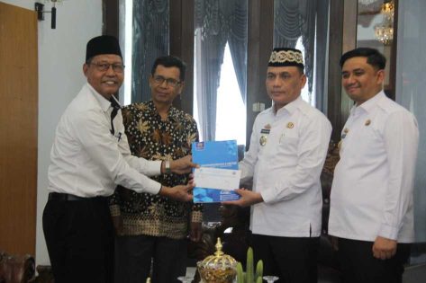 Wali Kota Metro terima audiensi SMK Muhammadiyah 3 Metro
