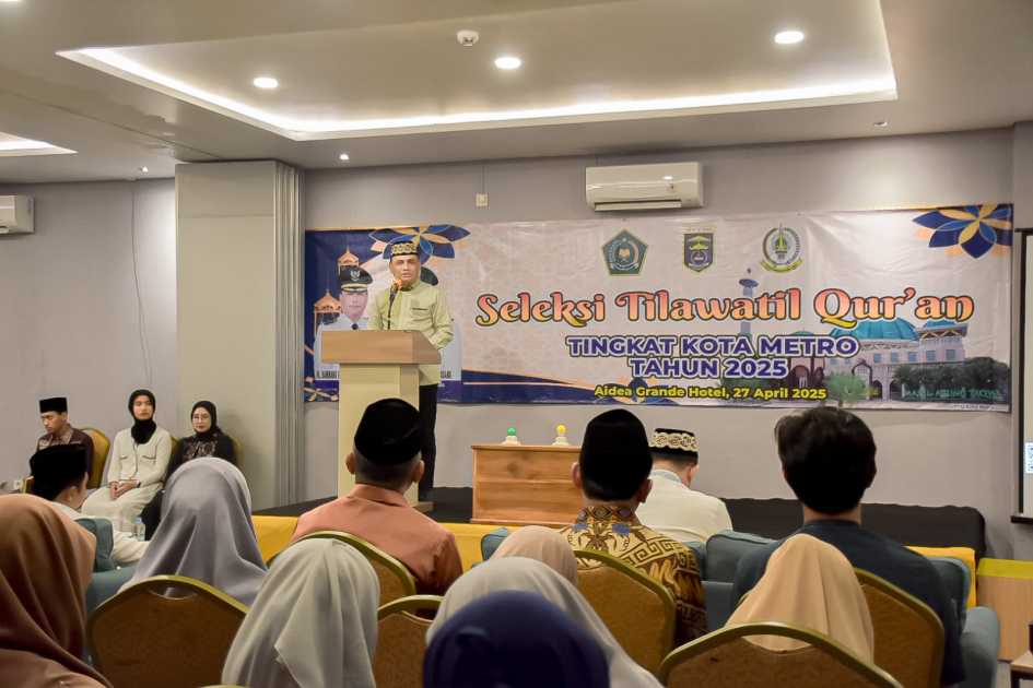 STQ Kota Metro 2025 Dimulai, Walikota : Bila Kota Metro Juara Umum Pertama, Seluruh Peserta Berangkat Umroh Tanpa APBD