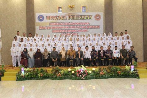 Pemkot Metro apresiasi Capping Day Mahasiswa Keperawatan Universitas Dharma Wacana