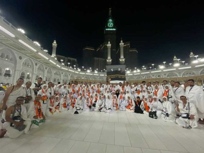 Jemaah Haji Kloter JKG 28 Asal Kota Metro dan Lampung Timur Tiba di Makkah, Laksanakan Umrah Wajib