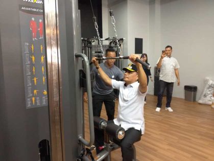 Wali Kota Metro, H. Bambang resmikan usaha jasa pusat kebugaran