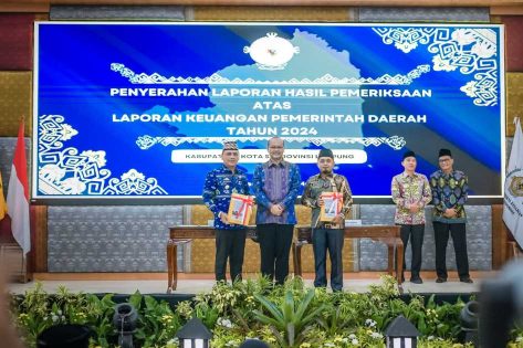 Dipimpin Bambang-Rafieq Kota Metro kembali raih Opini WTP ke 15 berturut-turut