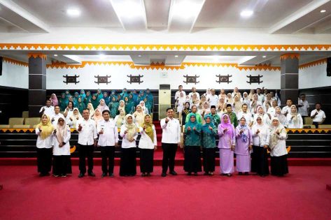 Wakil Wali Kota Metro, M. Rafieq berikan beberapa arahan terkait penurunan stunting